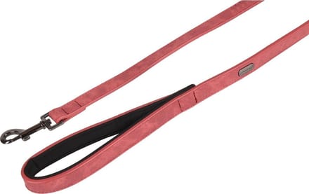 Flamingo Delu Hondenriem - Handgreep neopreen - Rood - Breedte 20 mm - Lengte 100 cm
