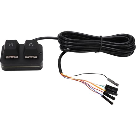 Interrupteur d'alimentation pour ordinateur de bureau Acrylique Marche Arrêt Réinitialisation LED HDD Interrupteur d'alimentation PC pour carte mère