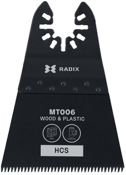 Radix - Multitool zaagblad - HCS - 14 tanden (1.8mm) - Geslepen - 40x69mm