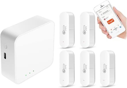 Draadloos Alarmsysteem - Smart Home Beveiliging - Huis Beveiligen - Tuya Wifi Zigbee Bluetooth - 1 Stuk - Wit