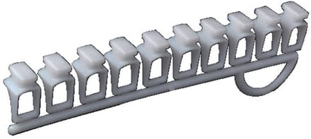 indraaiglijder tripo rail strip a 10 stuks