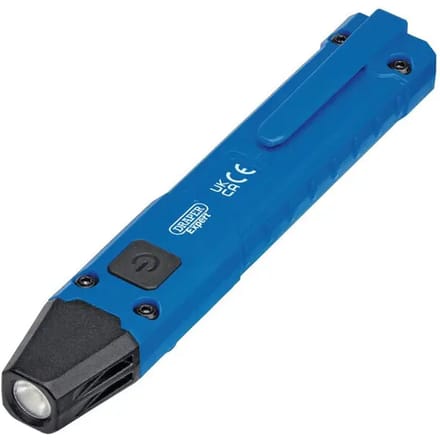 Draadloze oplaadbare USB LED SMD penlamp Draper 5 W/250 lumens