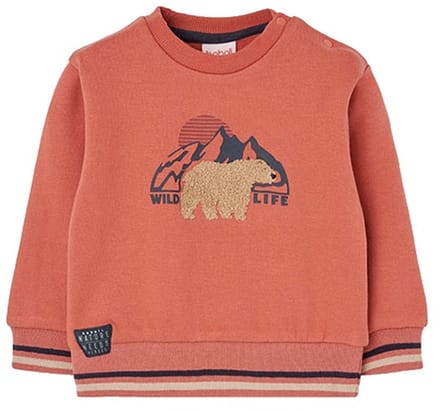 Boboli Fleece Sweatshirt Oranje 8 Years Jongens