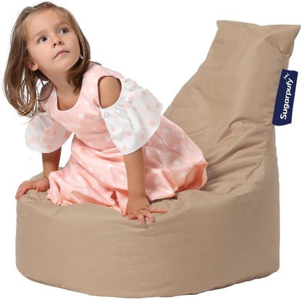 Xoft Living Gamer - Zitzak voor Kinderen - Waterafstotend - Ergonomisch - Beige