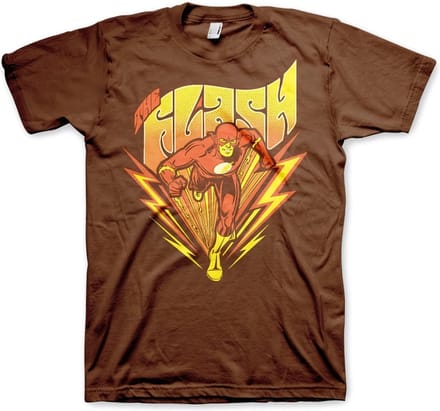The Flash Klassiek T-shirt bruin