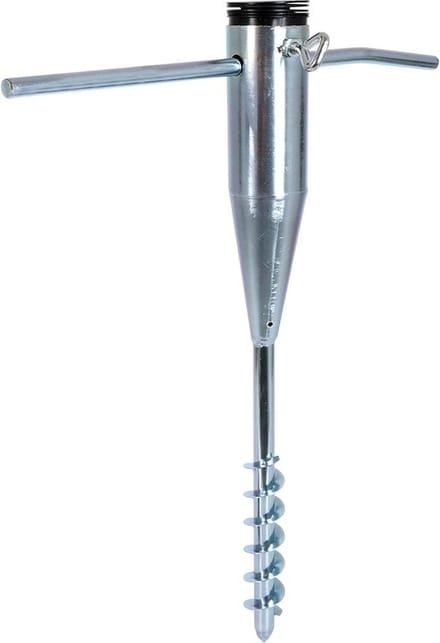 Parasolboor Metaal 57 cm - Parasolhouder - Parasolvoet - Parasolharing
