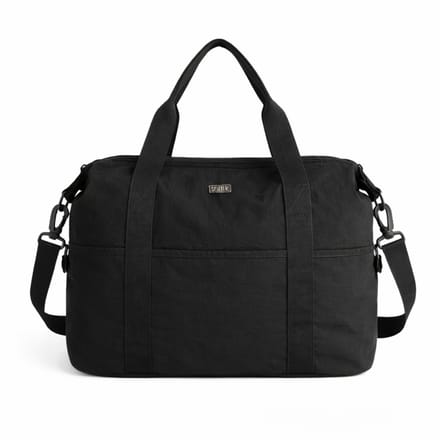Solier Viona FB55 - Sporttas dames - Groot formaat - Lichtgewicht - Met bagageband - Zwart