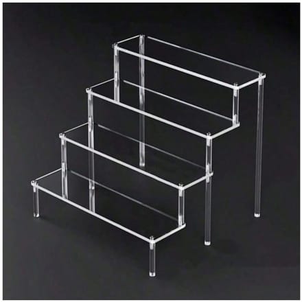 1 Set Acryl Dessert Display Stand, Cupcake Stand, Snack Stand, Buffet Dessert Tafel, Verjaardagsfeest, Bruiloft Tafelblad Display 4 Layers