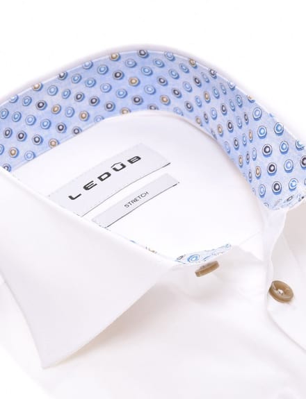 Ledub business overhemd wit