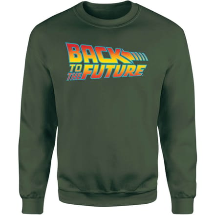 Back To The Future Classic Logo Sweatshirt - Green - S