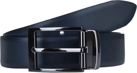 LLOYD Leren Riem 2 in 1 Reversible Belt W80 Black / Blue Zwart Blauw