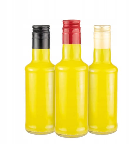 Bimberek - Monopol Fles - 200ml - Transparant Glas - Lange Doppen