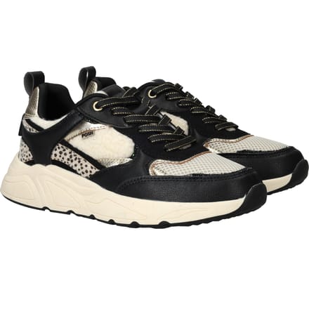 POSH by Poelman Sneakers - Dames - Zwart - Maat:37