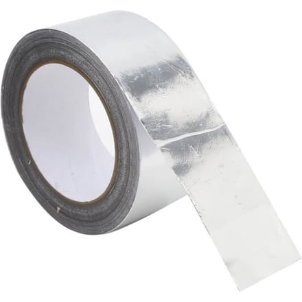 EJ.LIFE Aluminiumfolie plakband - 50mm x 30m - Wit - Multifunctioneel zilver