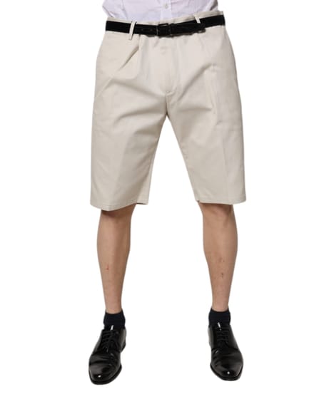 Plissé Katoenen Shorts Casual