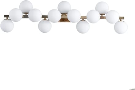 Kosilum - Ambrosia - Wandlamp - Roségoud en wit - Metaal en glas