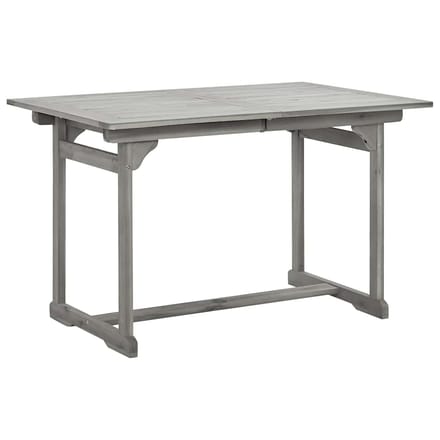 vidaXL - Tuintafel - (120-170)x80x75 - cm - massief - acaciahout