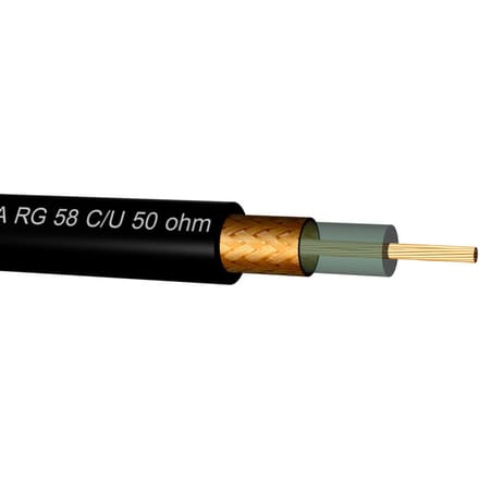 Draka RG58 C/U Coax Kabel - 113813-1000 [1000 Meter]