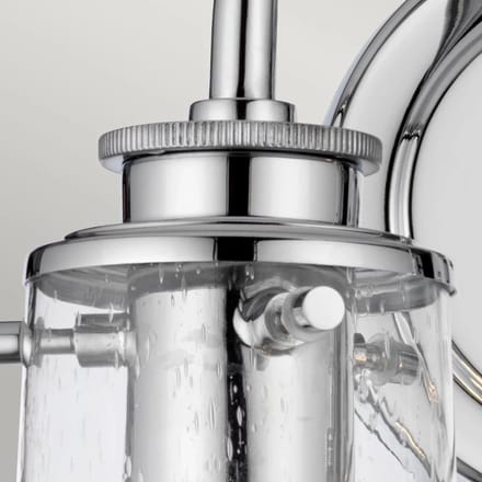 Kichler LED Wandlamp Braelyn | 2X E27 Max 40W | IP44 | Polished Chrome