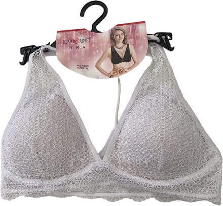Dames bralette van kant M/L wit