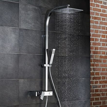 HSK AquaSwitch RS 500 Mix with overhead shower super flat 30 x 30 cm, 1001840-07-KB17