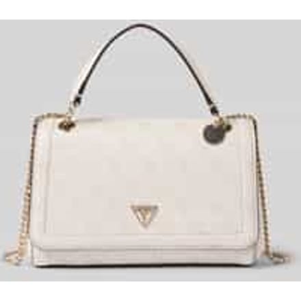 GUESS schoudertas Noelle II Convertible Xbody Flap Bag Bone Logo crème