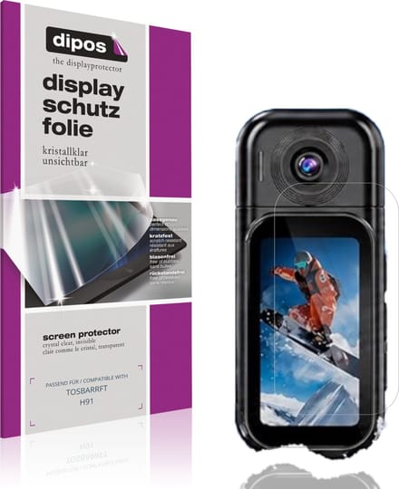 dipos – 4x Beschermfolie geschikt voor TOSBARRFT H91 | Krasbestendige & heldere Screenprotector Ultra-Thin