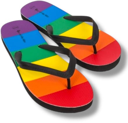 Regenboog Unisex Flipflops – Comfortabele Strand Slippers – Maat 36/37