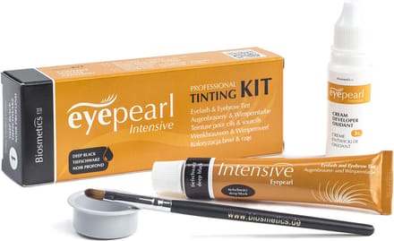 Biosmetics Intensive Mini Tinting Kit - DeeBiosmetics - Intensive Tinting kit - Deep Black - Wenkbrauw & Wimper Verf Kit
