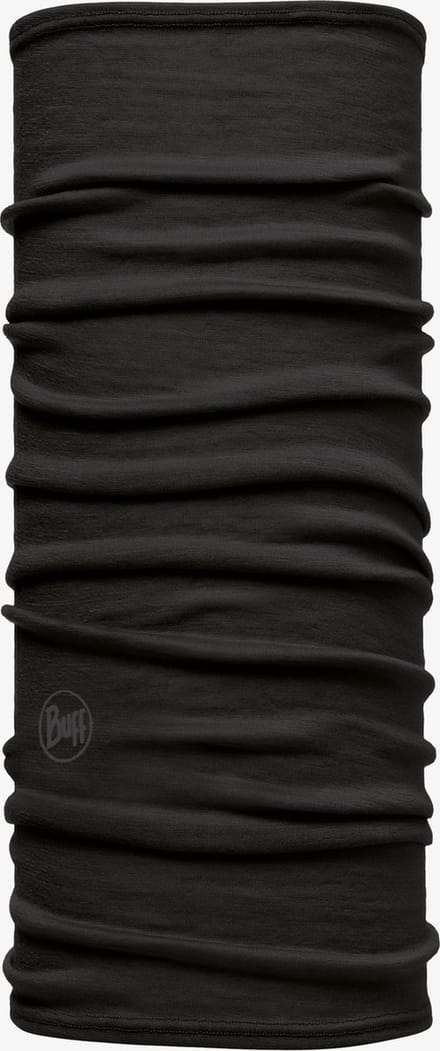 BUFF® Merino Lightweight SOLID BLACK - Nekwarmer - Kids