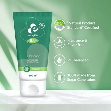 EasyGlide - Bio & Natural Glijmiddel op Waterbasis - Geurvrij - 100 ml
