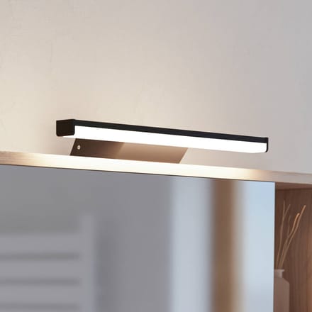 EGLO Vloerlamp Rinroe, hoogte 140,5 cm, zwart, staal