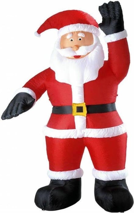 Opblaasbare kerstman 244cm, gebruik binnen en buiten