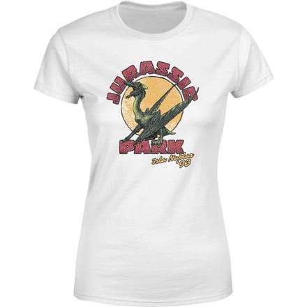 Jurassic Park Winged Threat Women's T-Shirt - Wit - S