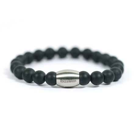 Heaven Eleven KIDS - meisjes - armband - edelsteen - matte onyx - 6mm - 15cm