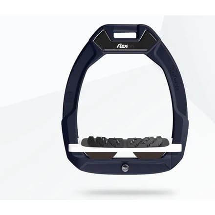 Veiligheidsbeugels voor paardrijden Ingesteld Ultra Grip Aluminium/Wit/Bruin Flex-On Safe-On