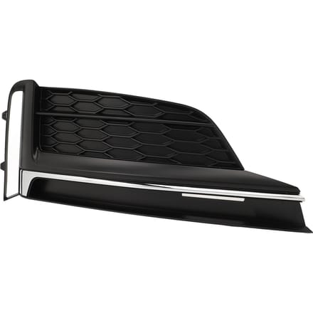 Cache-antibrouillard Avant Grille de Pare-chocs Garniture 8W6807681F Cache Grille Extérieure Latérale pour S5 A5 2018 à 2019 Right black