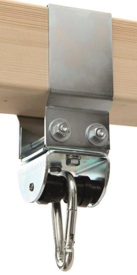 Schommelhaak marathon met klem 90 x 90 mm vierkanthout (1 stuk)