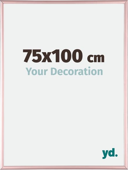 Your Decoration - Fotolijst 75x100 cm - Aluminium - Koper - Kent