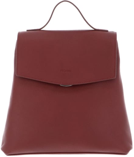 PICARD Leren vrijetijdsrugzak rugzak Luis Backpack Rot donkerrood