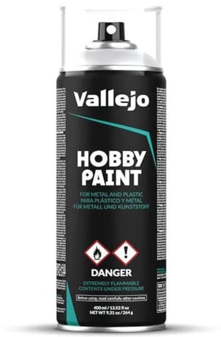 Grijze Voorlakspray 400 ml voor Miniaturen