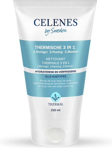 Celenes Thermal 3 in 1 Reiniger Scrub Masker - 150 ml