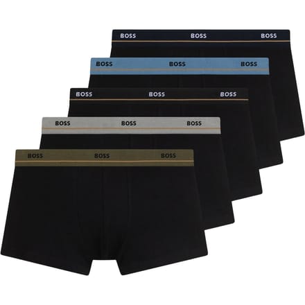 Boss Essential Trunk Boxershorts Heren (5-pack) - Maat S