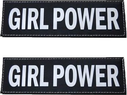Ezydog Harnas Side Patch - Girlpower - 5x16 cm