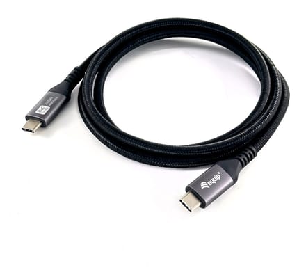 Equip 128380 USB-kabel USB4 Gen 3x2 0,5 m USB C Zwart