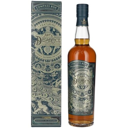 Compass Box ART & DECADENCE Blended Scotch Whisky 49% Vol. 0,7l in geschenkverpakking