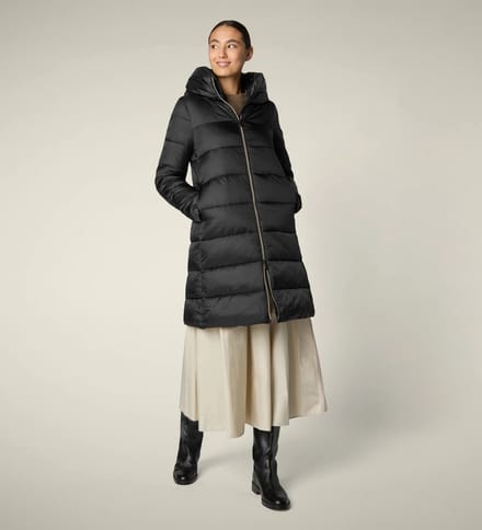 SAVE THE DUCK Lysa Jassen Dames - Winterjas - Zwart - Maat M