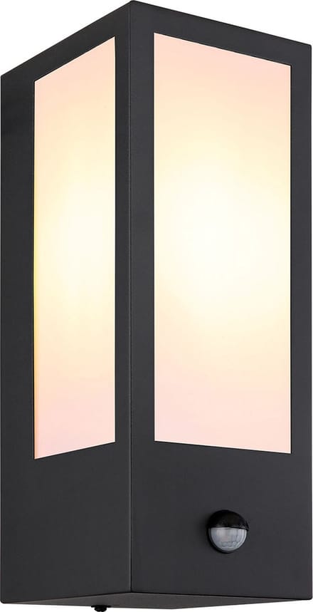 Globo wandlamp Gundula - zwart - metaal - 31980OS