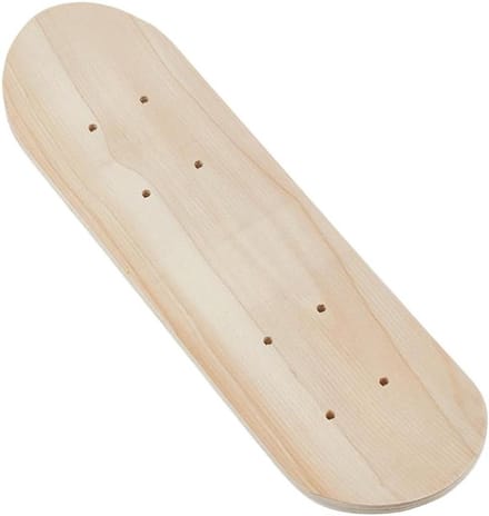 Blank skateboard deck - Houten skateboards - DIY projecten - Natuurlijk hout - 43 x 126 cm - Natuurlijk