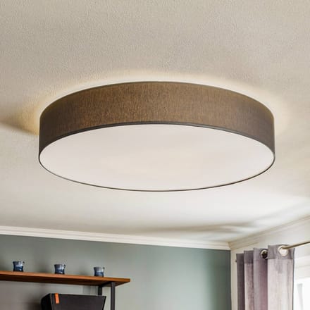 TK Lighting Plafondlamp Rondo, grijs Ø 80 cm